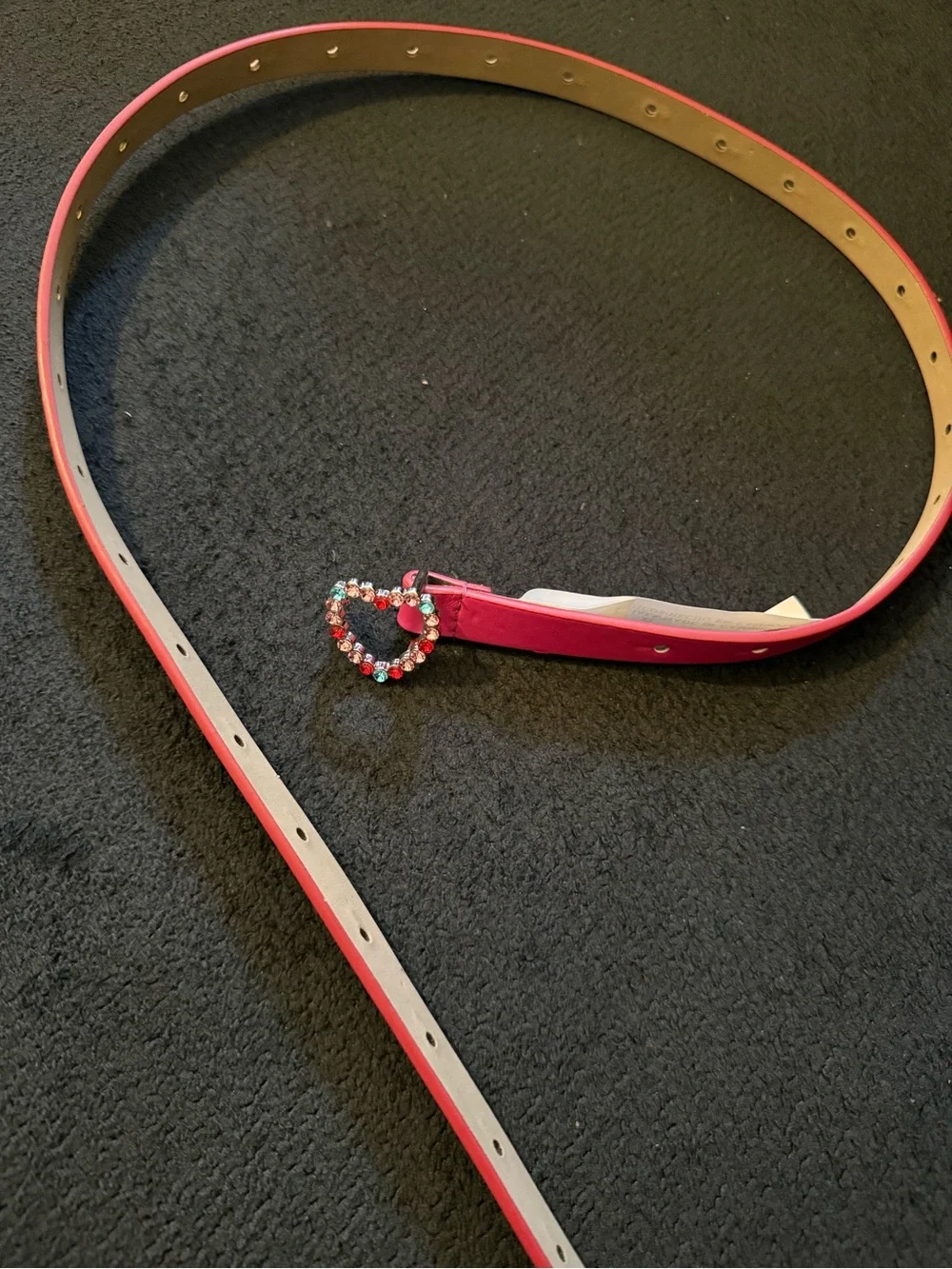 Target Pink belt with crystal Heart